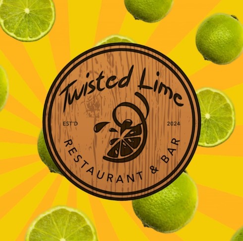 Twisted Lime Restaurant & Bar logo with fresh limes.